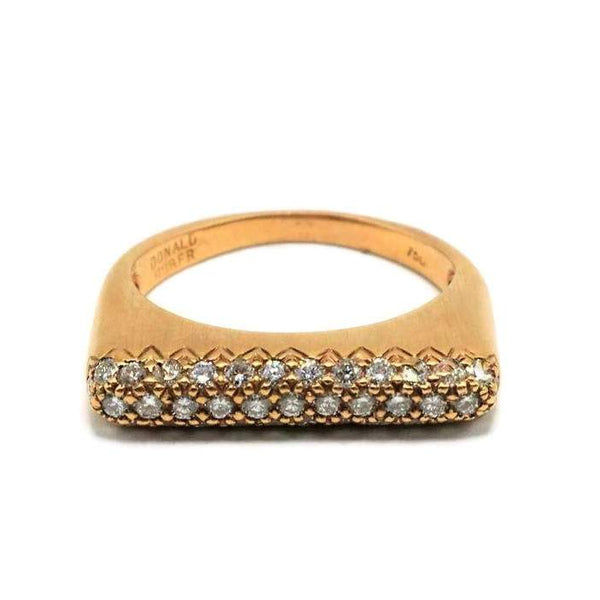 DONALD HUBER DIAMOND FASHION RING