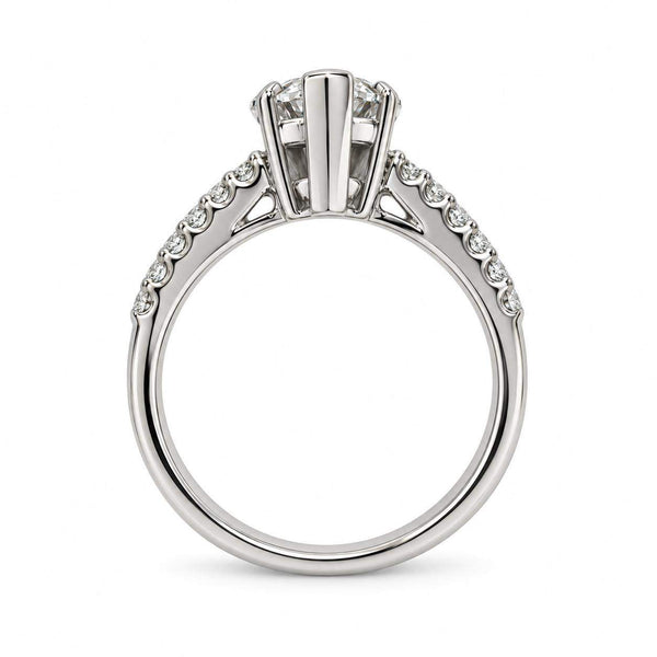GIA Certified 1.64 Carat Pear Shape Diamond Engagement Ring