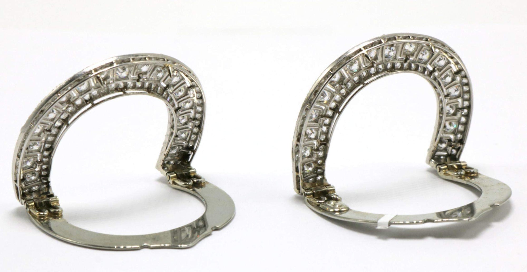 CARTIER DECO DIAMOND CLIPS