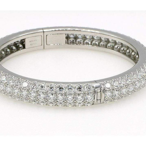 PAVE SET DIAMOND BANGLE