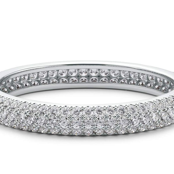 PAVE SET DIAMOND BANGLE