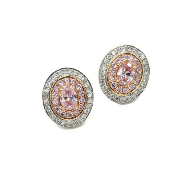 ARGYLE PINK DIAMOND EARRINGS Provident Jewelery