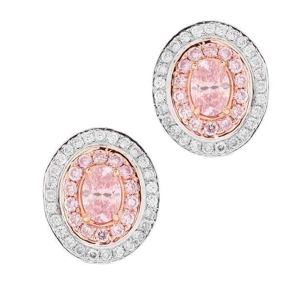 ARGYLE PINK DIAMOND EARRINGS