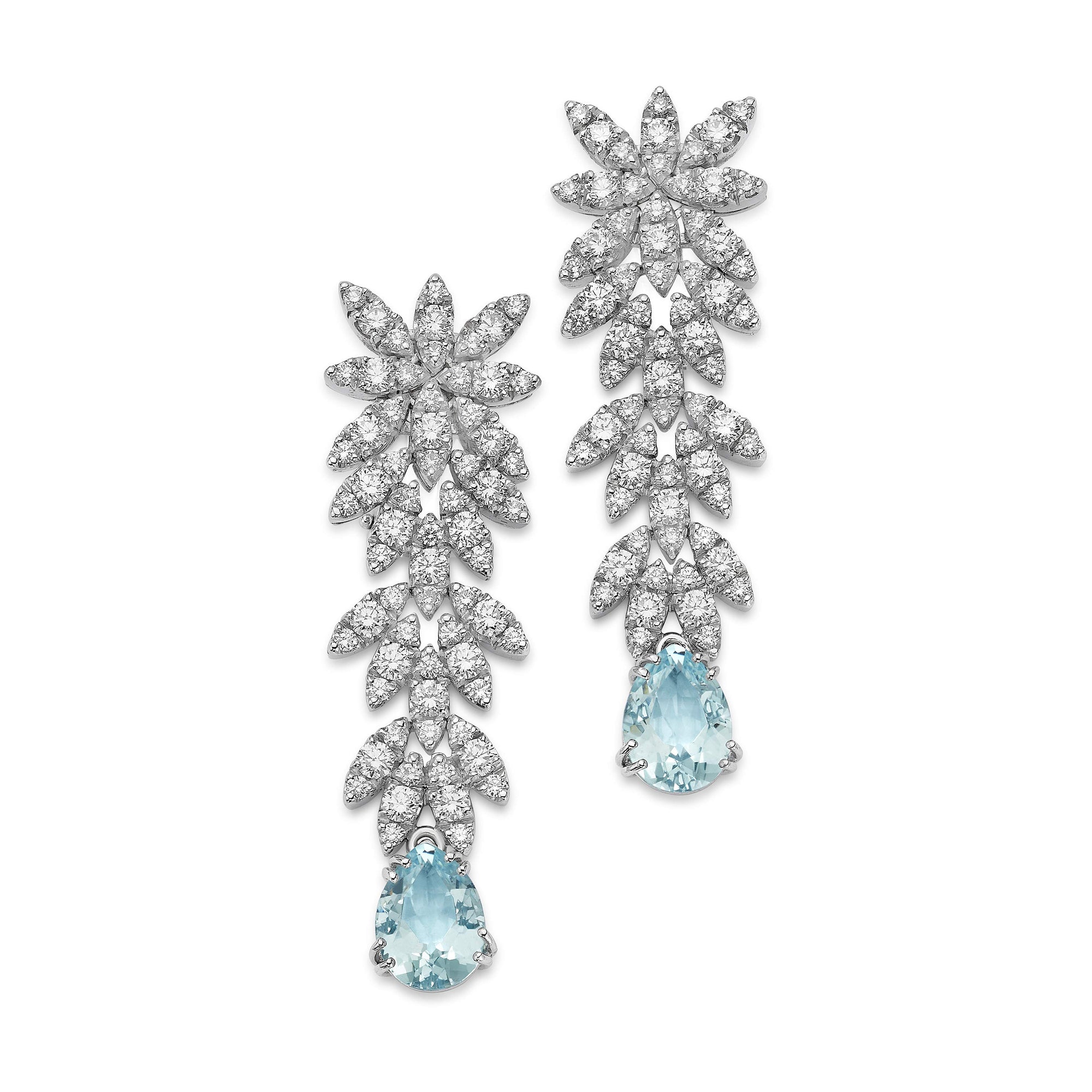 PASQUALE BRUNI AQUAMARINE AND DIAMOND SET
