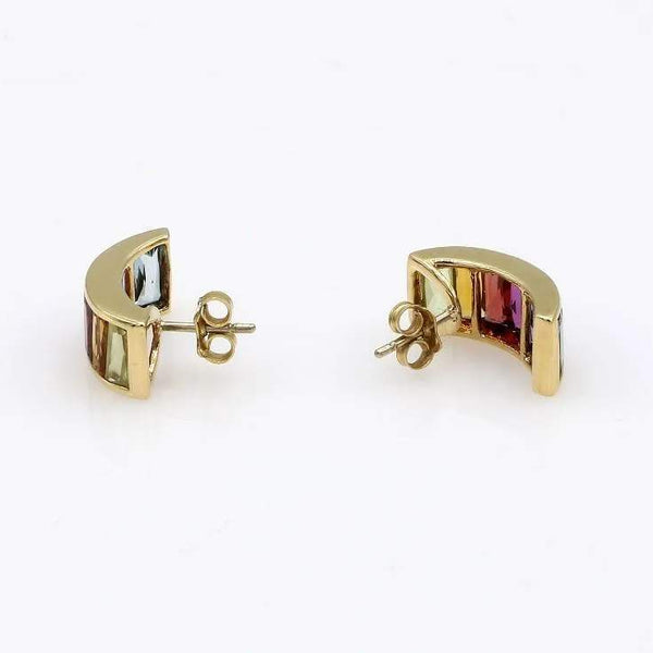 RAINBOW GEMSTONE EARRINGS