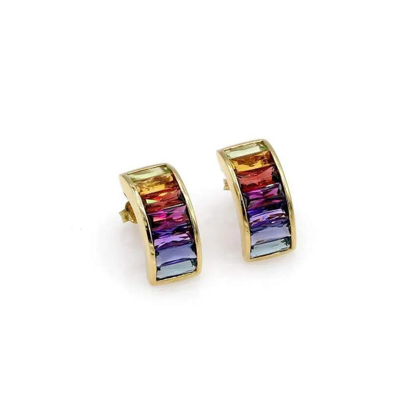 RAINBOW GEMSTONE EARRINGS