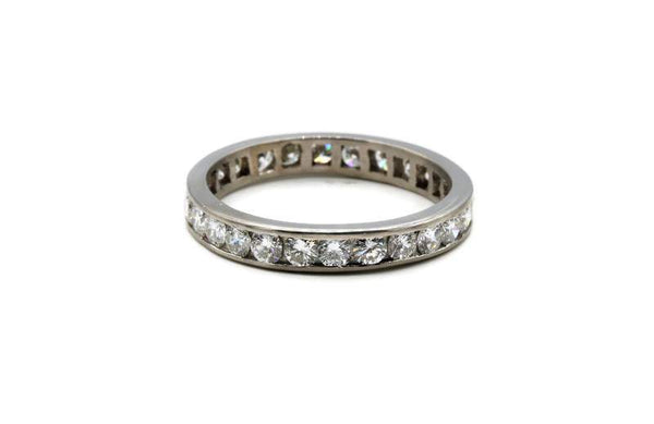 CHANNEL SET DIAMOND ETERNITY BAND