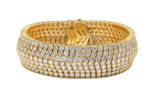 7 ROW DIAMOND BRACELET