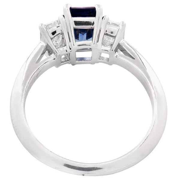 TIFFANY & CO SAPPHIRE AND DIAMOND RING