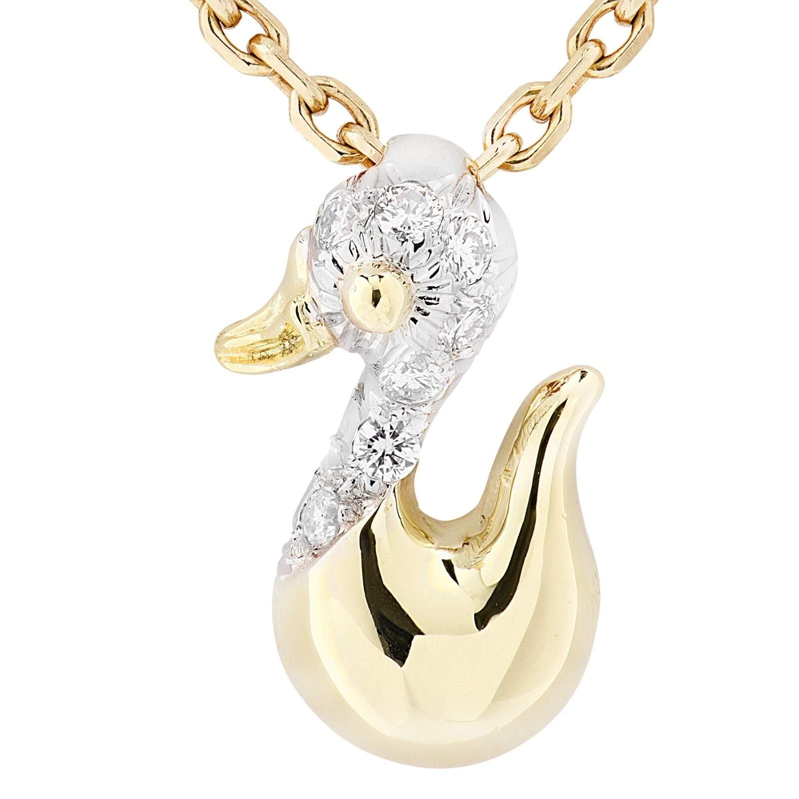 HENRY DUNAY DIAMOND DUCK PENDANT Provident Jewelery