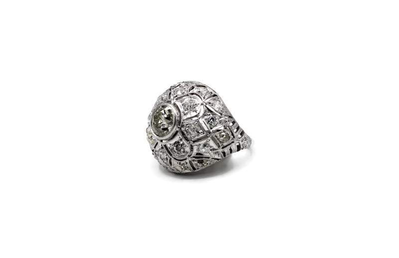 DECO YELLOW DIAMOND RING