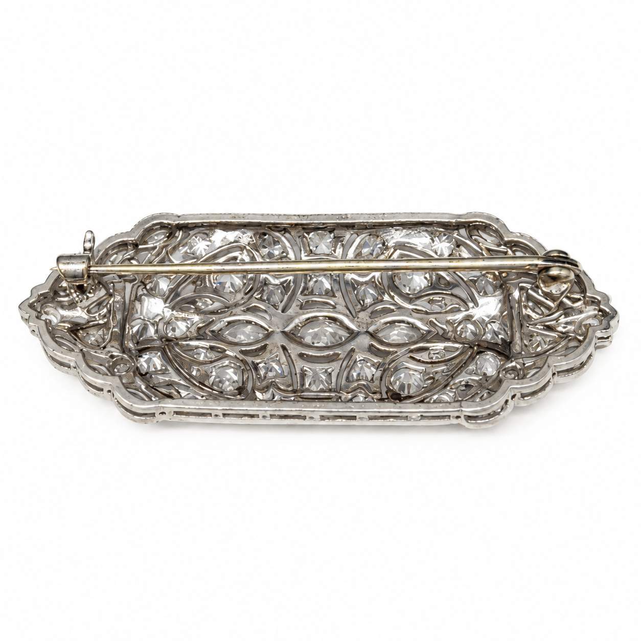 Korrin Brothers Art Deco Diamond Brooch