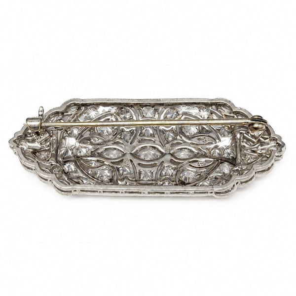 Korrin Brothers Art Deco Diamond Brooch