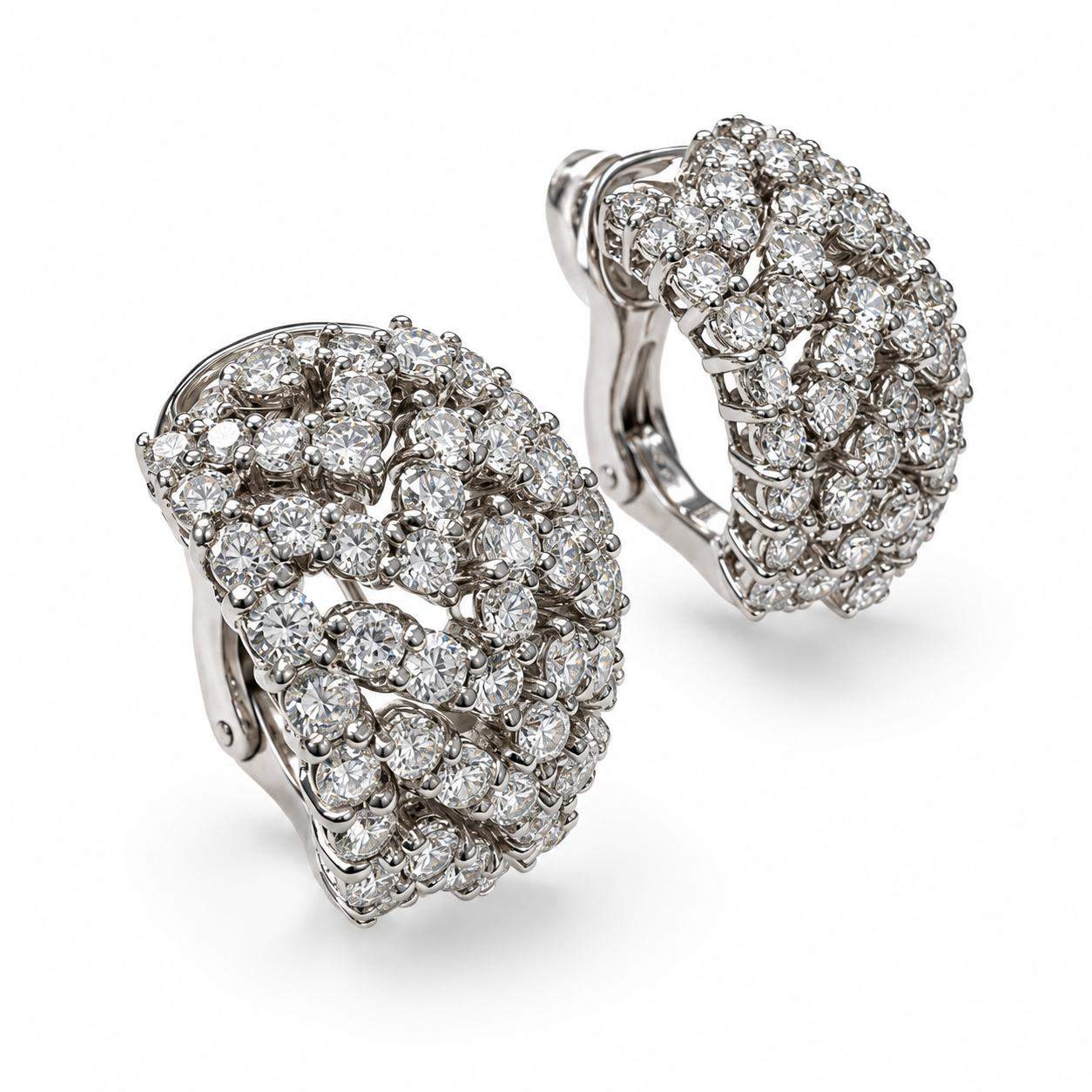 5.50 Carat Diamond Earrings
