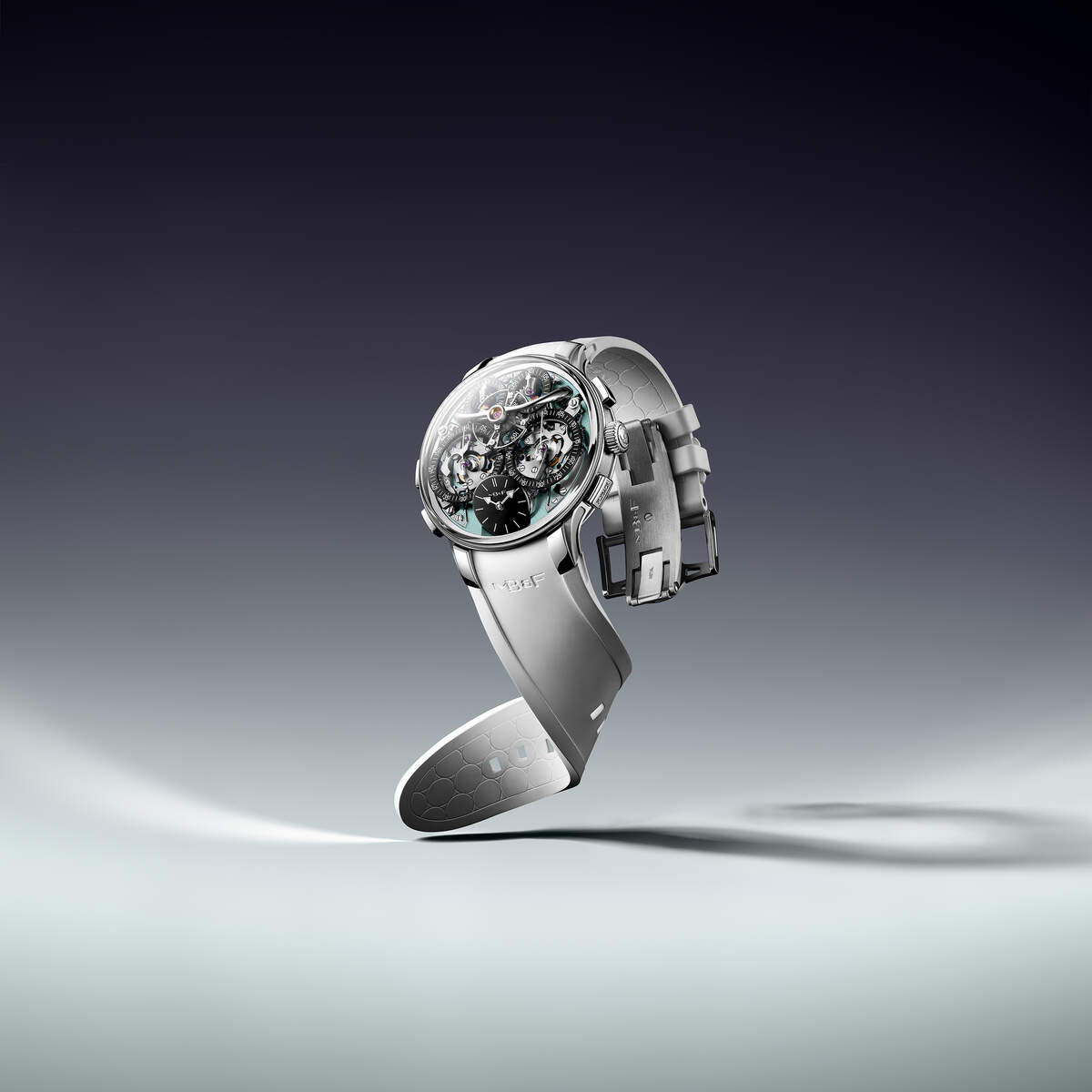 MB&F Legacy Machine Sequential Flyback EVO- Teal/Titanium