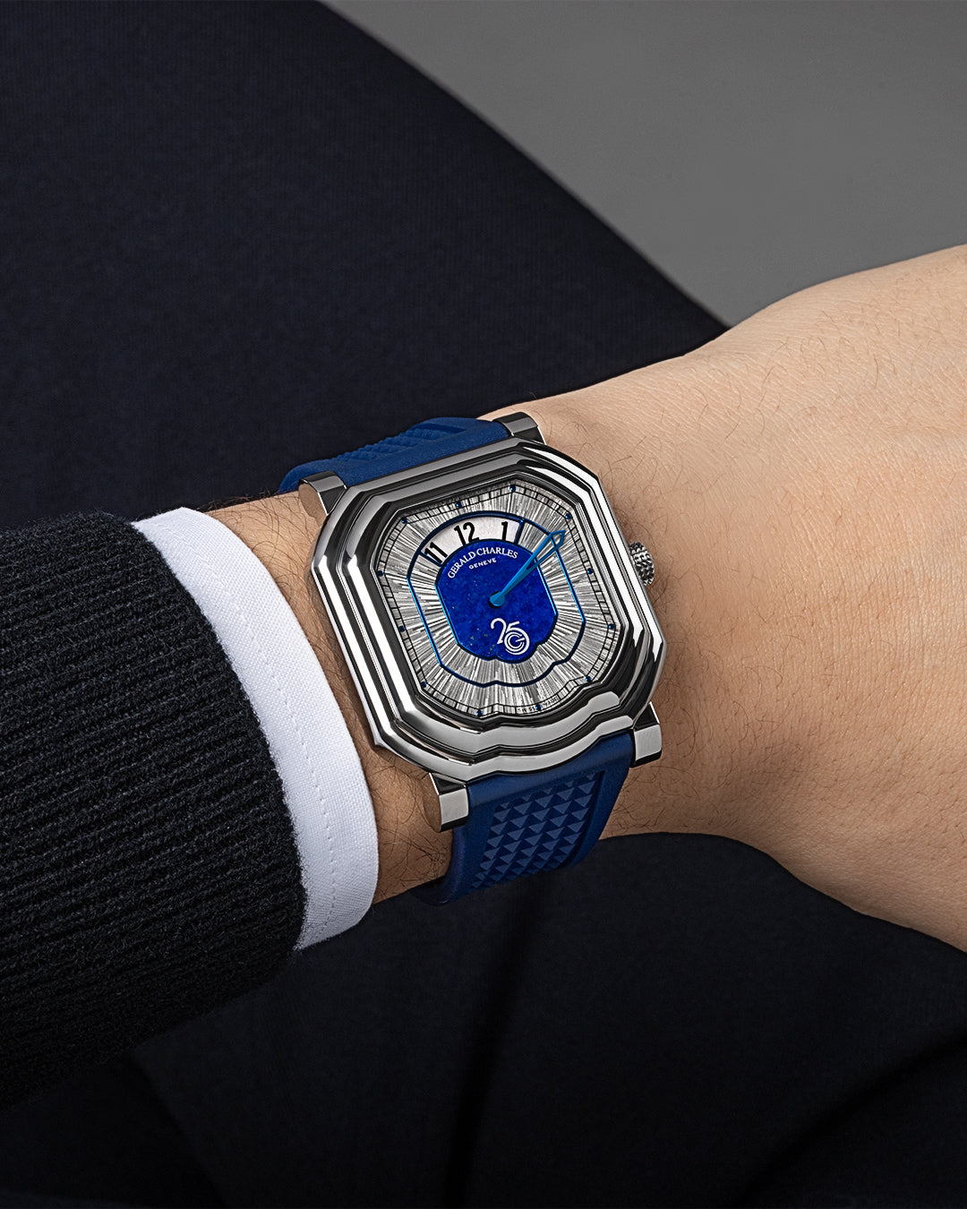 Lifestyle Image- Man Wearing Maestro GC39 25th Anniversary Edition by Gerald Charles