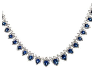 Sapphire Choker Necklace