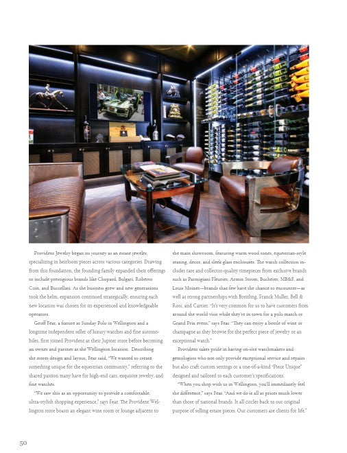 Third page of Provident Jewelry Article in Wellington Quarterly Magazine