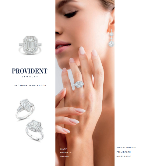 Provident jewelry ad in Worth Avenue Magazine