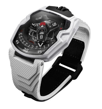 Side View- URWERK- UR-230 Polaris Watch face and strap