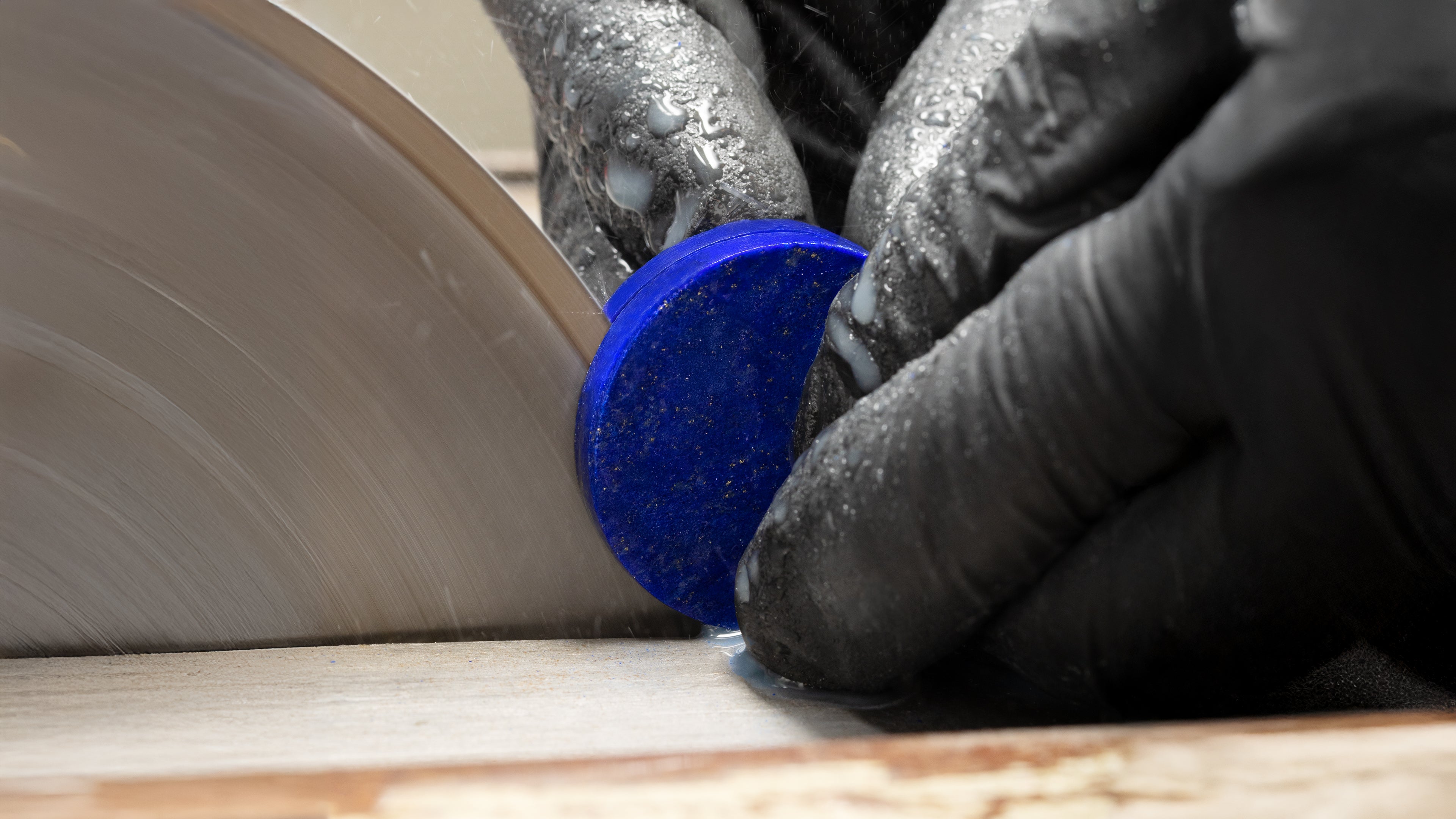 Technical View- Shows close look of watch making