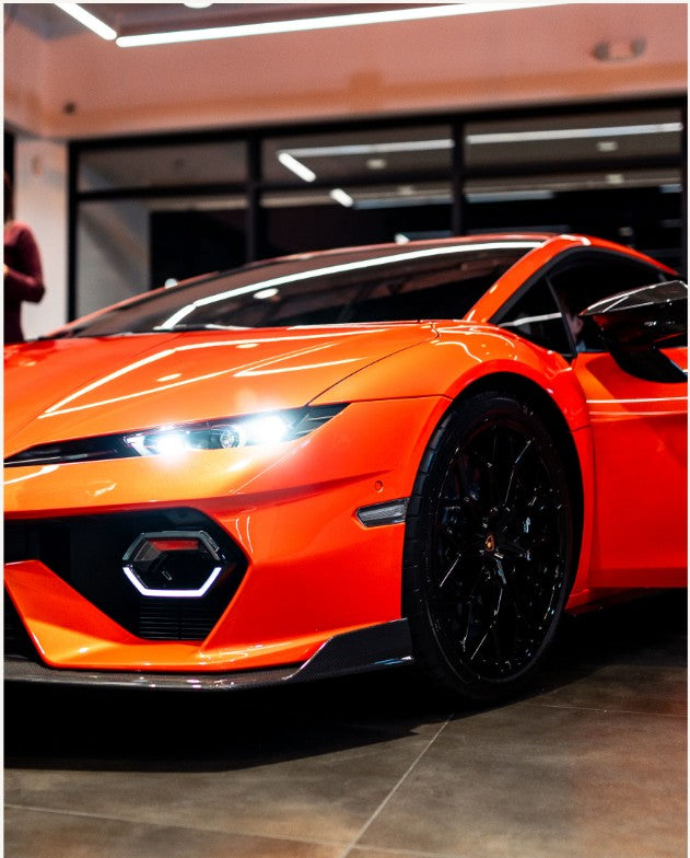 Product Image- Orange Lamborghini car