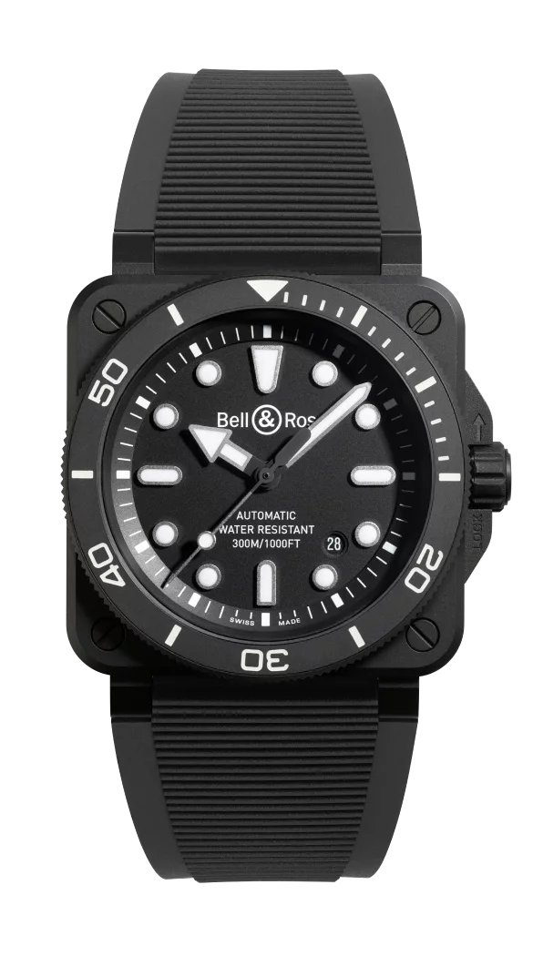Product View- Bell & Ross BR-03 Diver Watch in Black Matte Ceramic