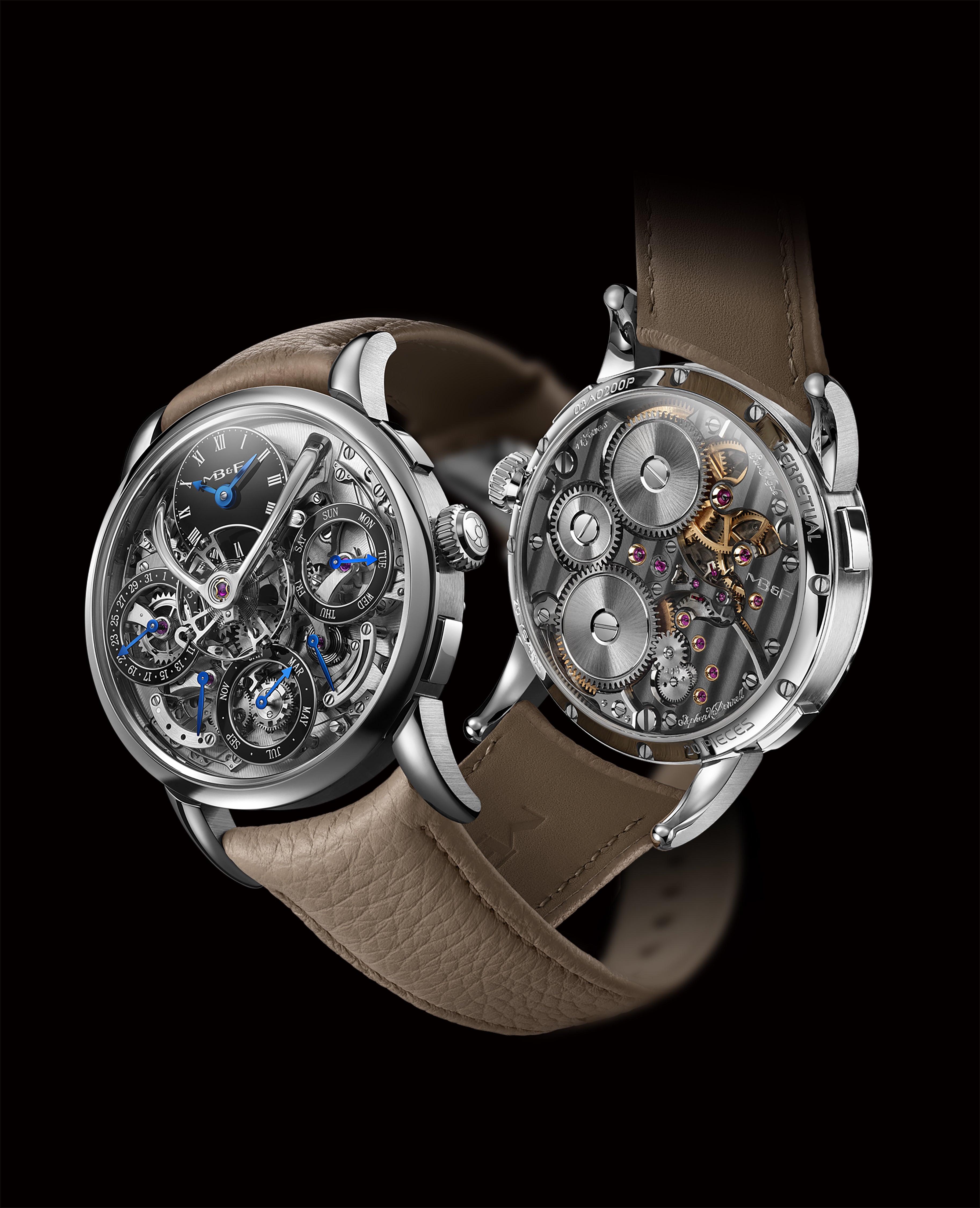 Front and Back View- Product Image of MB&F Longhorn Watch