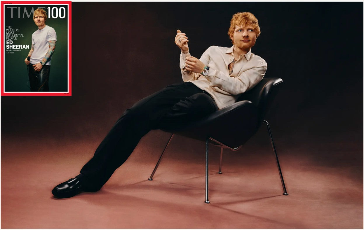 Time Magazine featuring Ed Sheeran as one of The World's Most Influential People 2025