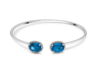 Blue Topaz Bangle