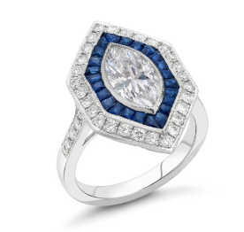 Sapphire Engagement Ring