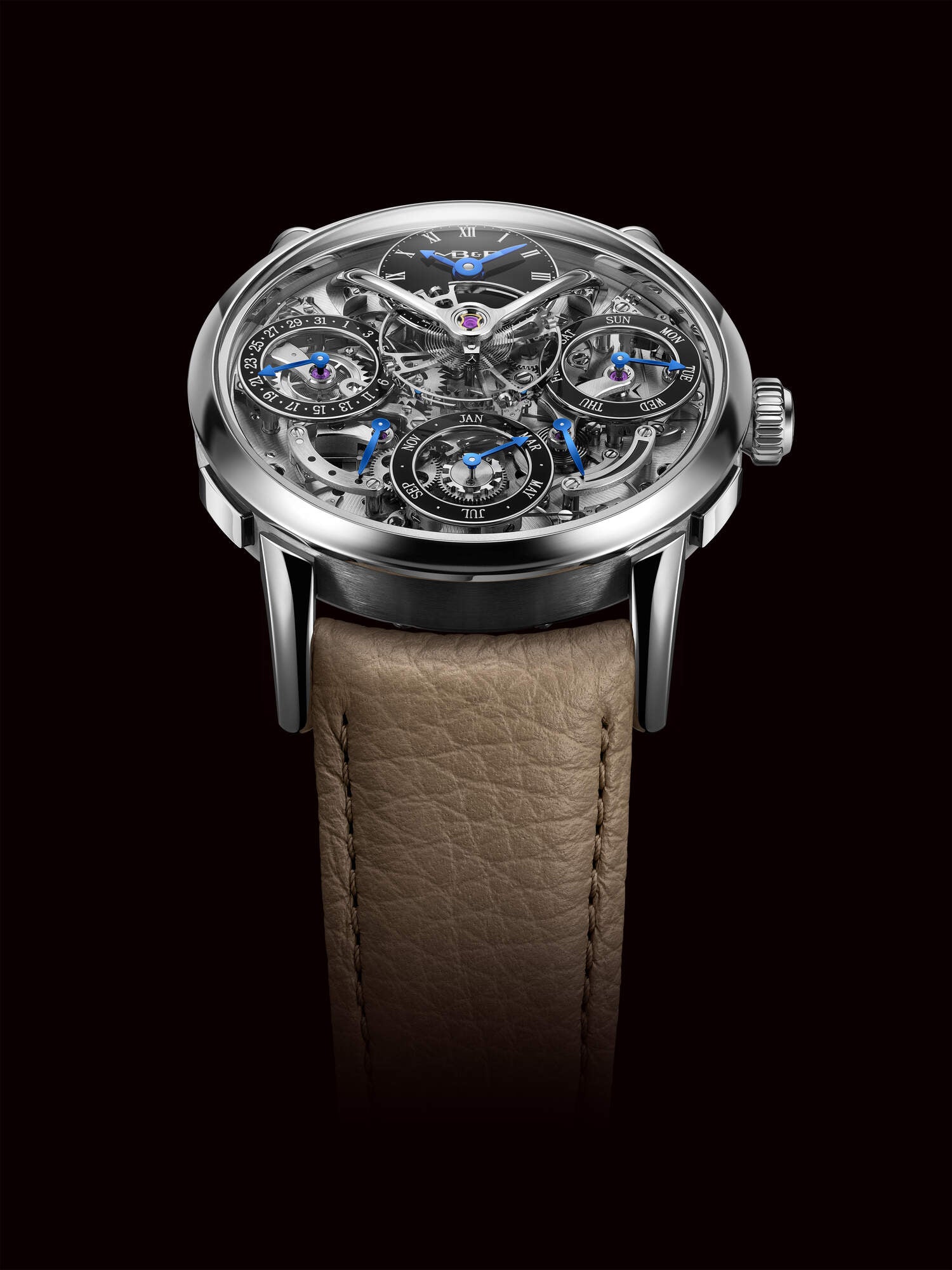Product Image- Front View MB&F LM Perpetual Longhorn watch