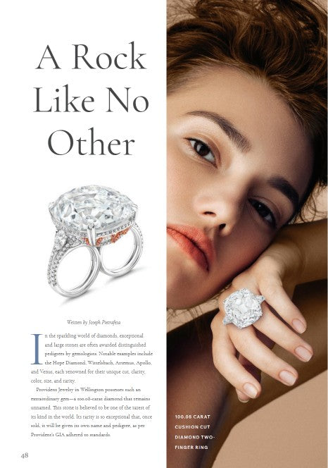 First page of Provident Jewelry Article in Wellington Quarterly Magazine