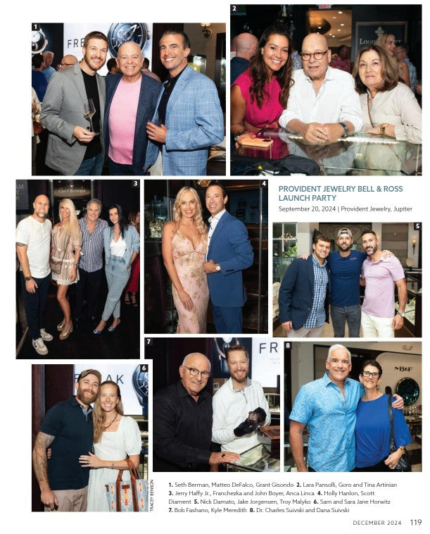 Collage of photos from Bell & Ross Exclusive Launch