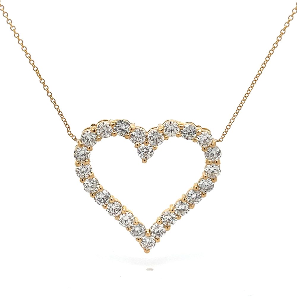 Heart Diamond Pendant Necklace - Provident Jewelry